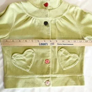 Gymboree Cardigan Sweater Size 5 6 S Hearts Popstar Academy Small Fall